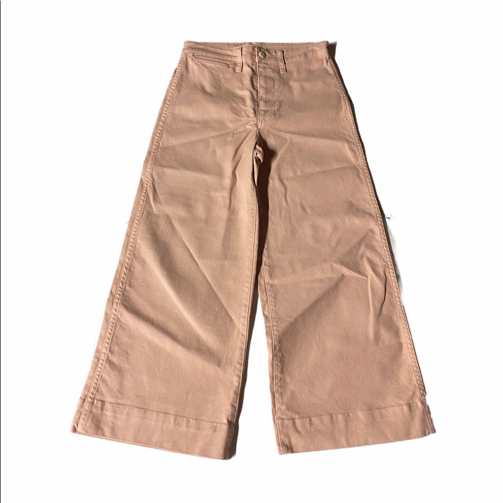 Madewell size 27 wide-leg jeans pink